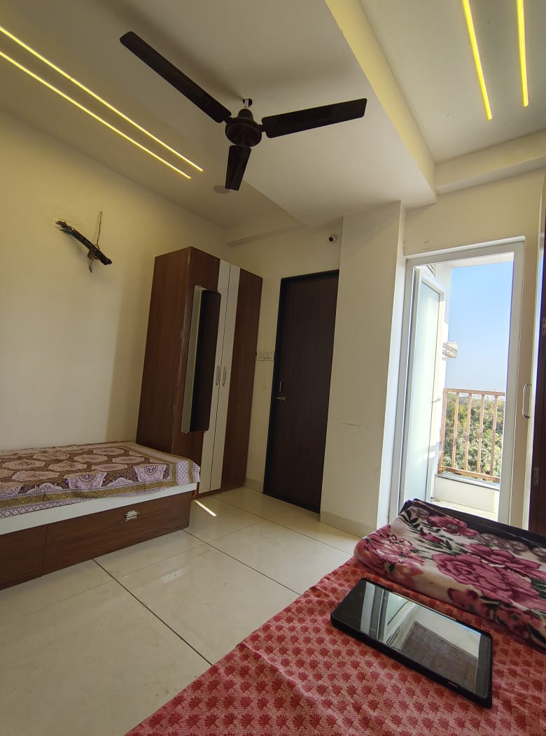 Room opening onto private balcony